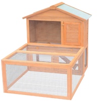 Animal Rabbit Cage Outdoor Run Wood
