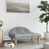 Dog Bed Light Grey 70x52x30 cm Fabric