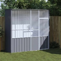 Bird Cage Anthracite 215x78x200 cm Galvanised Steel