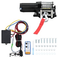 Electric Winch 1360 KG Plate Roller Fairlead Wireless Remote Control