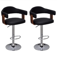 Bar Stools 2 pcs Bent Wood