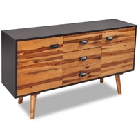 Sideboard Solid Acacia Wood 115x35x70 cm