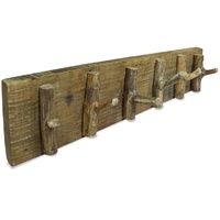 Coat Rack Mixed Recycled Wood 60x15 cm