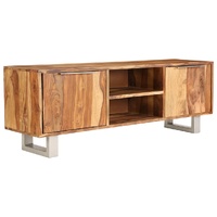 TV Cabinet Solid Acacia Wood with Honey Finish 118x30x40 cm