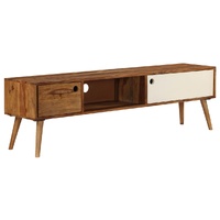 TV Cabinet 140x30x40 cm Solid Acacia Wood