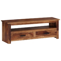 TV Cabinet 118x30x40 cm Solid Wood