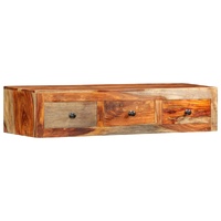 Wall Console Table 100x25x20 cm Solid Acacia Wood