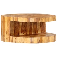 Round Coffee Table 65x30 cm Solid Acacia Wood