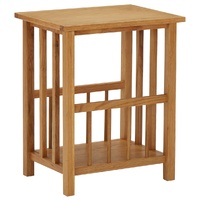 Magazine Table 45x35x55 cm Solid Oak Wood