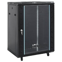 15U Network Cabinet with Swivel Feet 19" IP20 60x45x86 cm