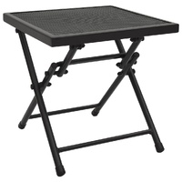 Folding Table Mesh 38x38x38 cm Steel Anthracite