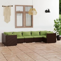 Brown and green