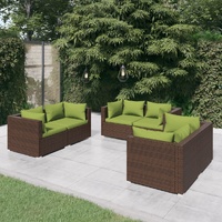 Brown and green