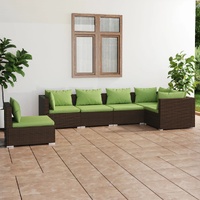 Brown and green