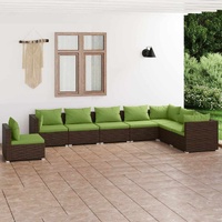 Brown and green colour