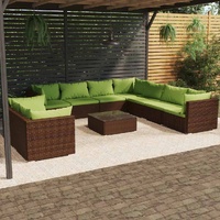 Brown and green colour