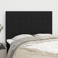 Headboards 4 pcs Black 72 cm Fabric