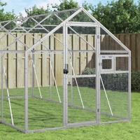 Aviary Silver 1.79x6x1.85 m Aluminium