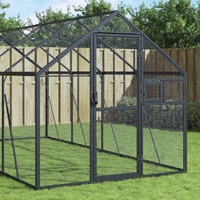 Aviary Anthracite 1.79x4x1.85 m Aluminium
