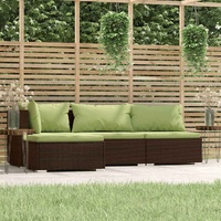 Brown and green
