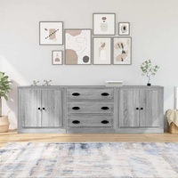 Sideboards 3 pcs Grey Sonoma Engineered Wood