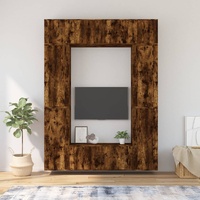 8 Piece TV Cabinet Set Smoked Oak Engineered Wood