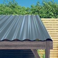 Roof Panels 36 pcs Galvanised Steel Grey 80x36 cm