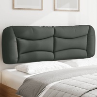 Headboard Cushion Dark Grey 153 cm Fabric