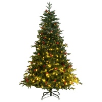 Artificial Hinged Christmas Tree 300 LEDs 180 cm