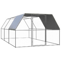 Chicken Cage 3x6x2 m Galvanised Steel