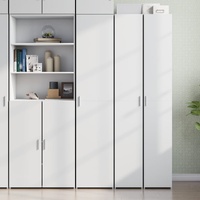 Highboard White 40x42.5x185 cm Engineered Wood