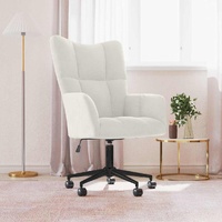 Relaxing Chair Cream White Velvet