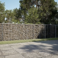 Gabion Basket with Cover 1000x50x100 cm Galvanised Iron