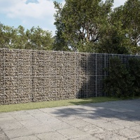 Gabion Basket with Cover 1100x50x200 cm Galvanised Iron
