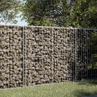 Gabion Basket with Cover 150x100x100 cm Galvanised Iron