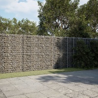 Gabion Basket with Cover 900x100x200 cm Galvanised Iron