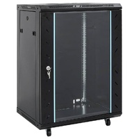 15U Network Cabinet 19" IP20 Black 60x45x86 cm