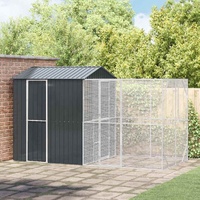 Bird Cage Anthracite 418 x 210 x 247 cm Galvanised Steel