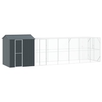 Bird Cage Anthracite 824 x 208 x 247 cm Galvanised Steel
