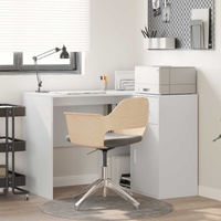 Corner Desk with Drawer White 102 x 88 x 75 cm
