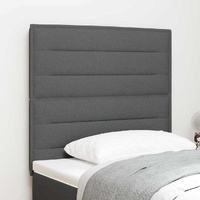 Headboard Height Adjustable Manual Dark grey 80 cm Fabric