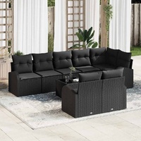 Garden Sofa Set 9 pcs 289 x 124 x 85 cm Poly rattan