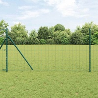 Ground Fix Welded Wire Fence 10 x 1 m (W x H) PVC-Coated Steel