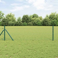 Ground Fix Welded Wire Fence 25 x 1 m (W x H) PVC-Coated Steel