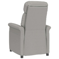 Light Grey Recliner Chair Light grey 70.5 x 96.5 x 95 cm Fabric