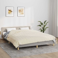 Weighted Blanket Light Cream 200x200 cm 13 kg Fabric