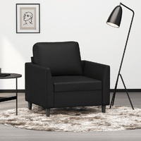 Sofa Chair Black 60 cm Faux Leather