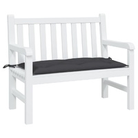 Garden Bench Cushion Black 100x50x7 cm Oxford Fabric