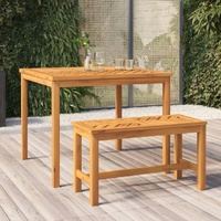 Garden Bench 80 cm Solid Wood Acacia