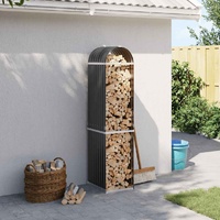 Log Holder Anthracite 40x45x170 cm Galvanised Steel